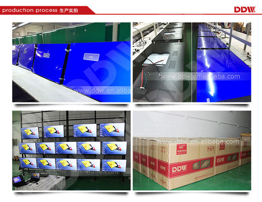 65-calowa zakrzywiona ściana wideo 500 nitów 1080p Wysoka rozdzielczość 3,5 mm ramka Snarrow DDW-LW650HN11