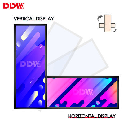 19 24 28 37 43 calowy sklep do montażu na ścianie Wąska półka Ekran reklamowy Rozciągnięty pasek Wyświetlacz LCD
