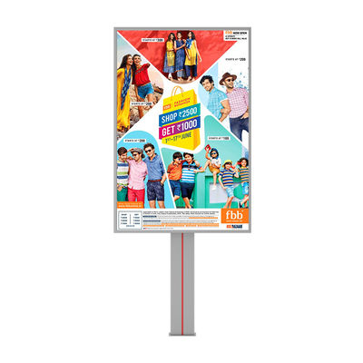 Wysokiej klasy projekt 8000nits wodoodporny IP65 p6 stalowy billboard zewnętrzny do reklamy