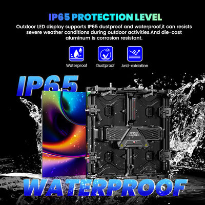 Wodoszczelny 500x500 w pełnym kolorze p3.91 p1.56 P2.604 7680hz panel wewnętrzny wyświetlacz zewnętrzny ekran LED na ścianie wynajem sceny