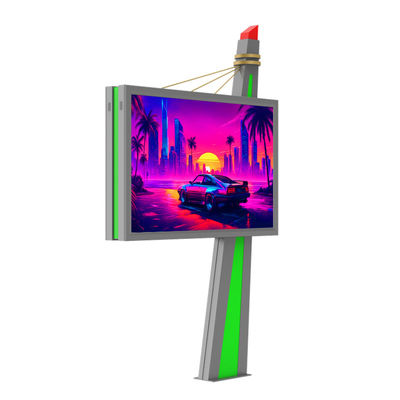 Łatwa instalacja P6 ze stali 8000nits wodoodporny wyświetlacz reklamy zewnętrznej led billboard