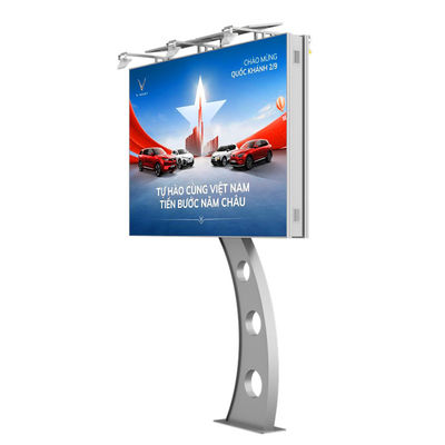 P6 8000nits stalowe IP65 wodoodporne cyfrowe elektroniczne billboardy reklamowe na zewnątrz