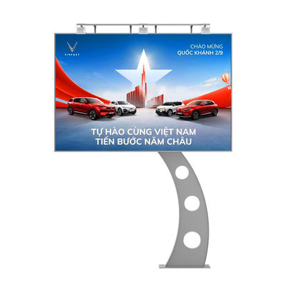 P6 8000nits stalowe IP65 wodoodporne cyfrowe elektroniczne billboardy reklamowe na zewnątrz