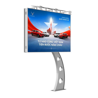 P6 8000nits stalowe IP65 wodoodporne cyfrowe elektroniczne billboardy reklamowe na zewnątrz