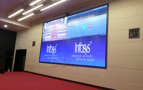 55 cal zakrzywione ściany wideo LG 1920x1080 wysokiej rozdzielczości 3.5mm bez szwu zakrzywione telewizor 500nits DDW-LW550HN11