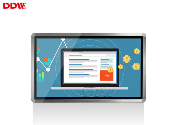 Wewnętrzne windy ścienne FHD naścienne Wyświetlacz reklamowy Ekran dotykowy o dużej jasności