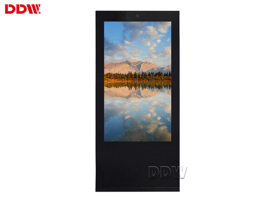 Dwustronnie kryty wyświetlacz Digital Signage 98-calowy certyfikat FCC / RoHS DDW-AD9801S