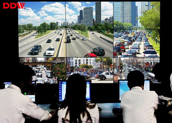 Ściany wideo bezpieczeństwa 3x3 16: 9 monitory lcd Samsung dla centrum nadzoru i handlu detalicznego