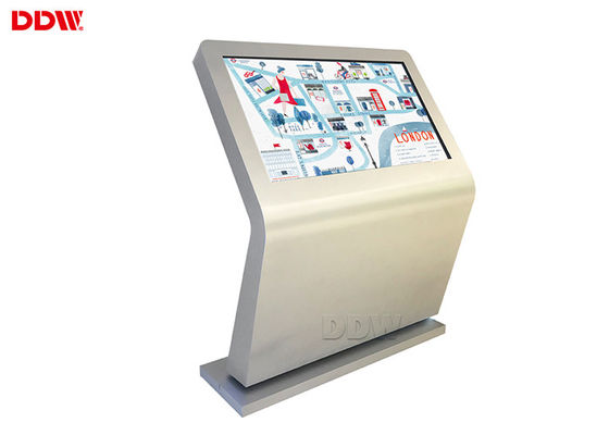 DDW dostosowany 49 cal 500cd / m2 stoisko podłogowe ekran dotykowy lcd kiosk do centrum handlowego DDW-AD4901TK