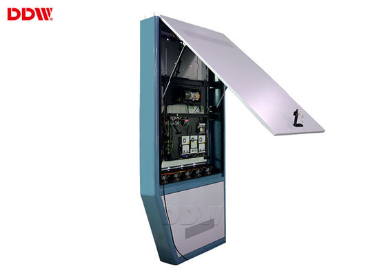 Wodoszczelny czysty podłogowy stand sygnalizacji cyfrowej, ekran dotykowy 55" 3600 Watt