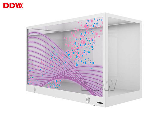 Wysokiej jakości, 32-calowy, przezroczysty, cyfrowy wyświetlacz LCD z przezroczystym wyświetlaczem do sklepów detalicznych