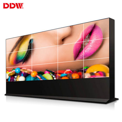 Ściana wideo DDW LCD z wąską ramką Ultra cienki 8-bitowy 16-megapikselowy obsługuje różne porty sygnałowe