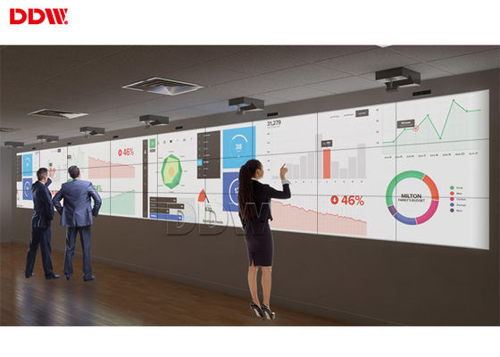 Elastyczny wyświetlacz ścienny z ekranem dotykowym, wyświetlacz ścienny LCD o średnicy 3,5 mm