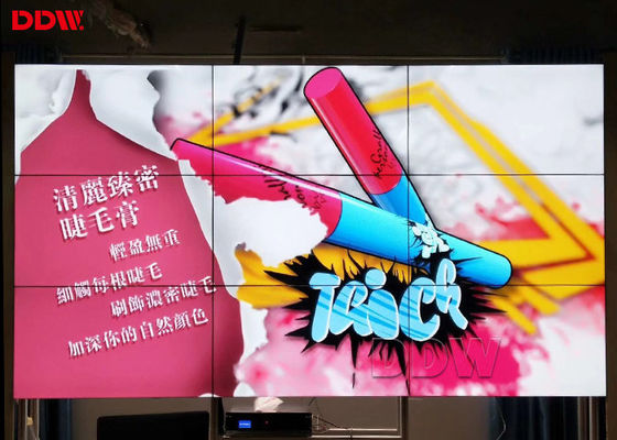 Pilot zdalnego sterowania Komercyjna ściana wideo Piękna konstrukcja ściany