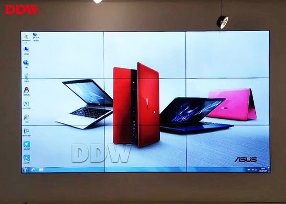 1920 * 1080P 55-calowa komercyjna ściana wideo z powierzchnią przeciwodblaskową 500 nitów