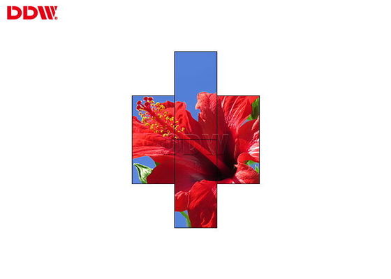 Elastyczna konstrukcja Nieregularna ściana wideo na lotnisko, lotnisko, metro