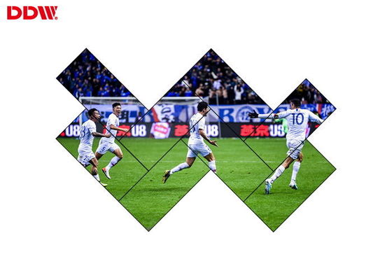 Pełnokolorowa architektoniczna ściana wideo, nieregularna reklama w centrum handlowym