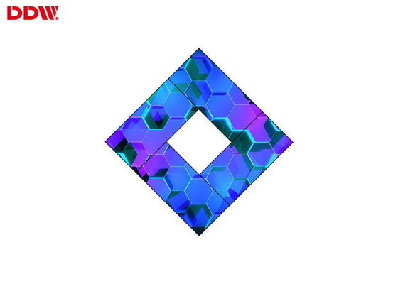 Ultra cienka 49-calowa nieregularna ściana wideo Wysoka jasność 3x4 Ultra wąska ramka