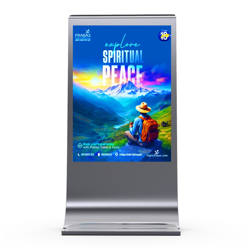 Łatwa instalacja 8000nits P4 P5 P6 P8 P10 mupi cyfrowy wyświetlacz sygnalizacji LED