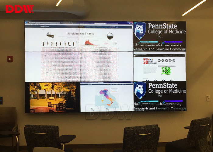 Ściana wideo Samsung Panel DDW LCD z powierzchnią antyodblaskową Szerokość ramki 5,3 mm
