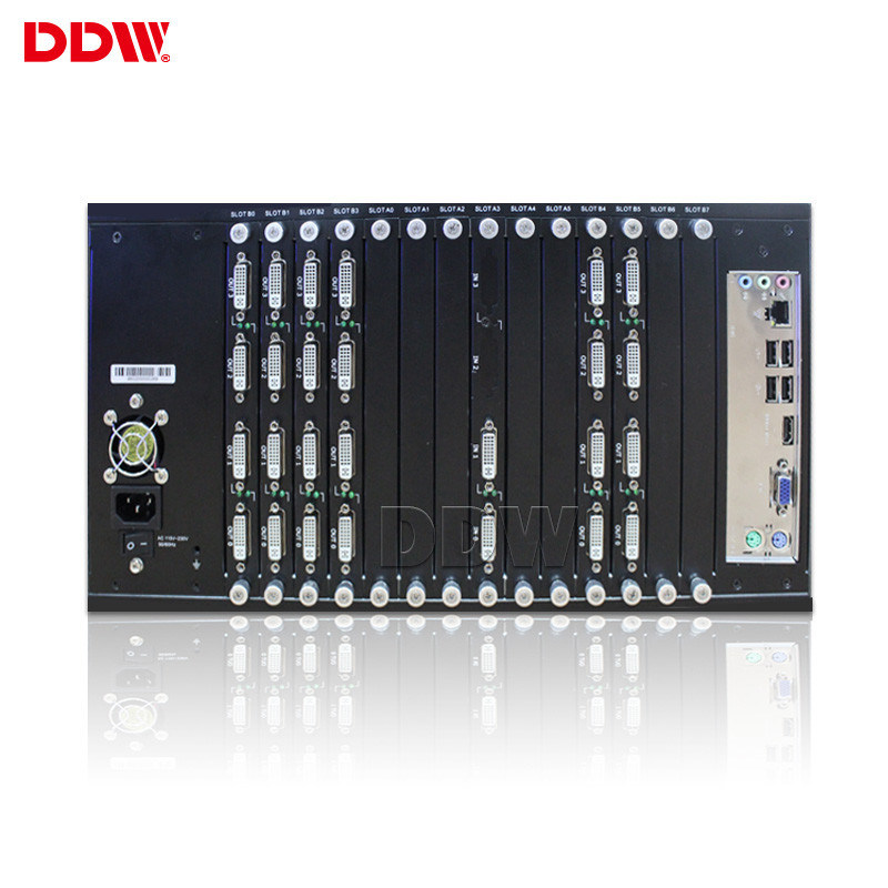 2-4 Split Screen IP Video Wall Scaler Obsługa dużego ekranu Image Zamrozić RS232 LAN