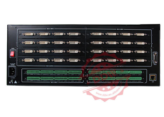 VGA DVI HDMIx2 Video Wall Processor 2x3 1920X1080p Bezpieczeństwo wejściowe Cctv Windows