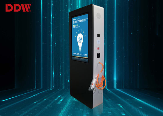 IR Touch Charging Floor Standing Digital Signage, wyświetlacz elektryczny 1080P Smart Car Display DDW-AD5501S