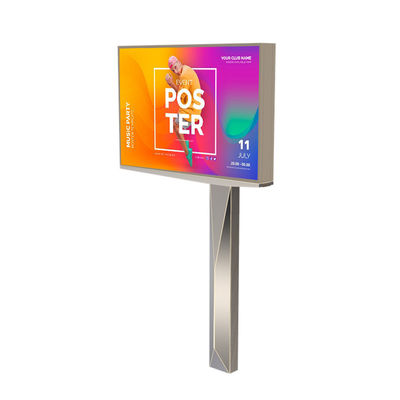 Niestandardowe IP65 wodoodporne p6 stalowe, zewnętrzne cyfrowe billboardy