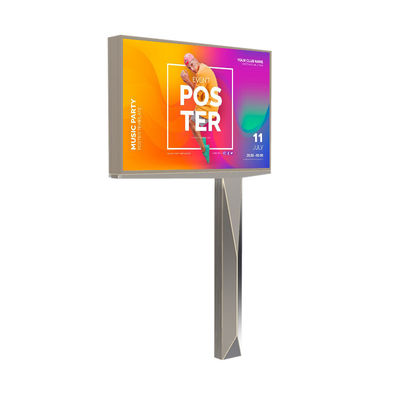 Niestandardowe IP65 wodoodporne p6 stalowe, zewnętrzne cyfrowe billboardy