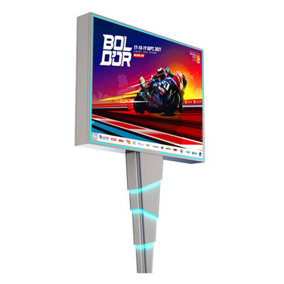 Niestandardowy wysokiej klasy projekt 8000nits stalowy p6 wodoodporny IP65 cyfrowy billboard zewnętrzny LED do reklamy