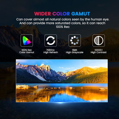 COB P0.78 P0.9375 P1.25 P1.56 UHD Wnętrze Mały rozmiar Pełnobarwny ekran LED Wyświetlacz Fine Pixel Pitch Wall Mount Video Wall Panel