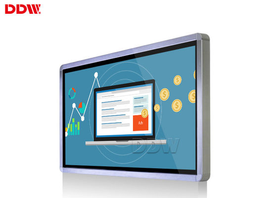 Przezroczysty wyświetlacz LCD 32 "Digital Signage Zewnętrzna powłoka Shinning Black Network Wifi 3g / 4g Module
