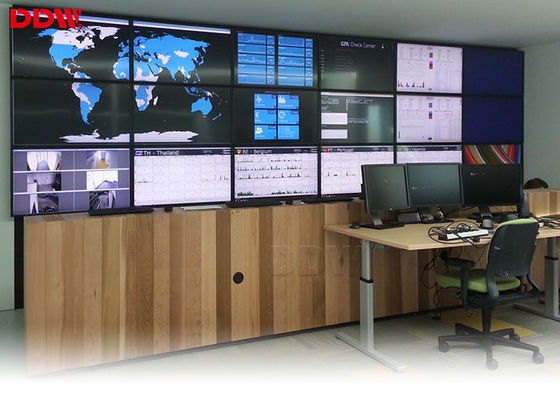 55 "700nits multi-screen ściana wideo 1.7mm ultra wąski monitor bezel do sterowania mediów pokój DDW-LW550HN14