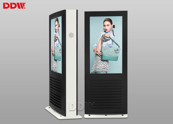Wi-Fi / 3G 55' Digital Signage Display Touch Screen Wysoka jasność 2000nits