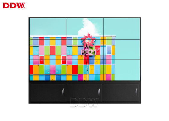 Zewnętrzny wielopanelowy wyświetlacz LCD, interaktywny monitor na ścianę wideo