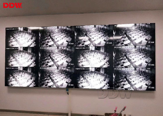 Wąska ramka Wewnętrzna ściana wideo CCTV Powierzchnia przeciwodblaskowa Sterowanie RS232