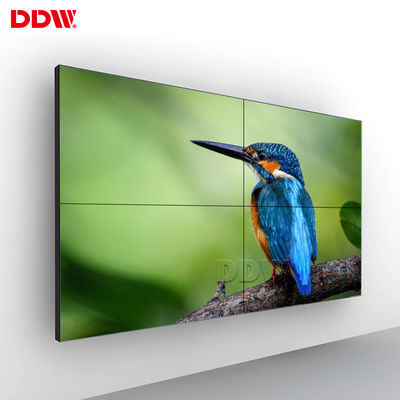 Sala konferencyjna Wyświetlacz ścienny wideo LCD 500 Nits Restaurant Hotel Multi Interface