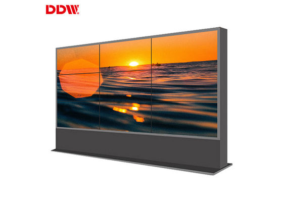 Jasność 500 nitów Komercyjna ściana wideo / płynna ściana monitora LCD