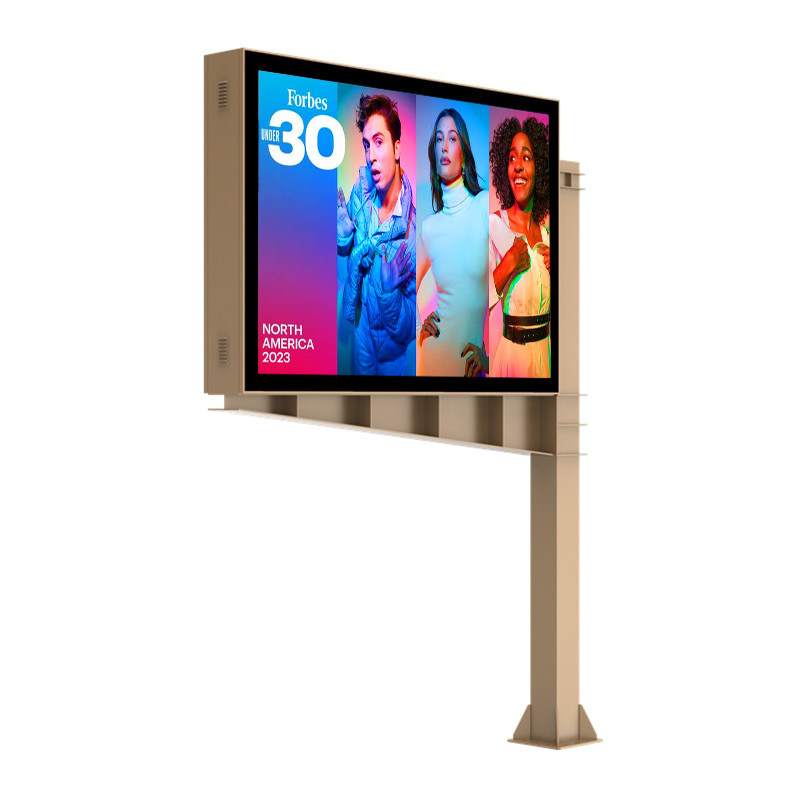 Niestandardowy wysokiej klasy projekt 8000nits P6 IP65 LED cyfrowy dwustronny wyświetlacz billboard reklamy zewnętrznej